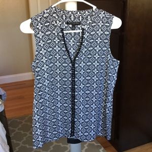 Banana Republic Outlet Print Tank Blouse